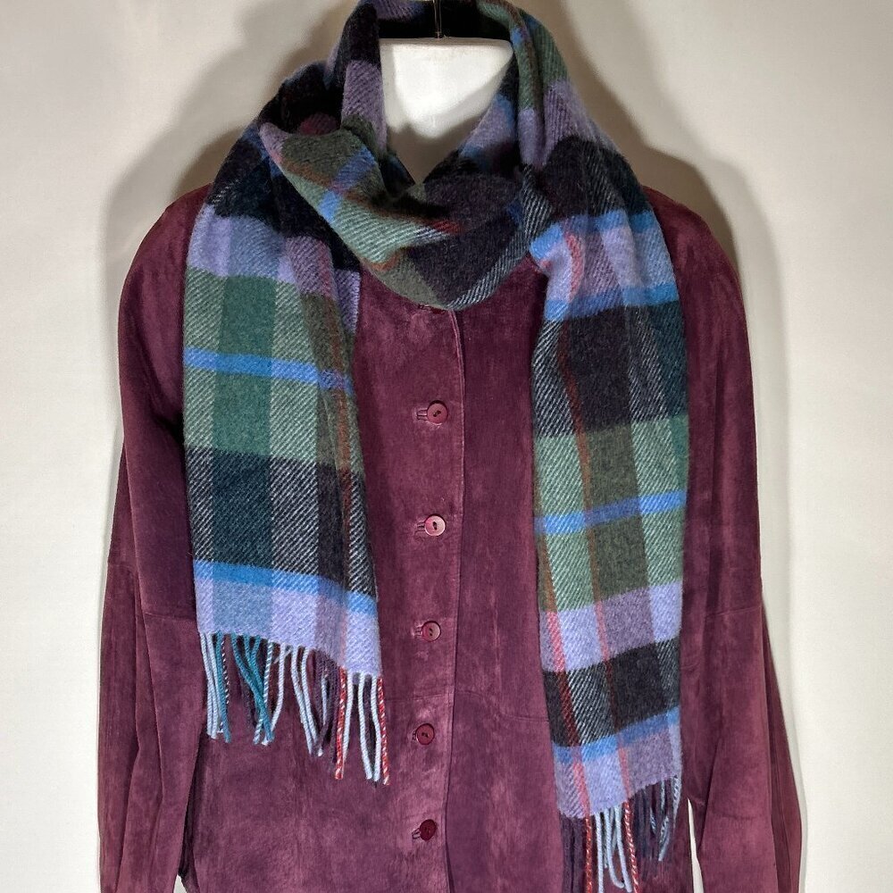 Blarney 100% Lambswool Scarf 82x15 Ireland Academia Old Money Quiet Luxury